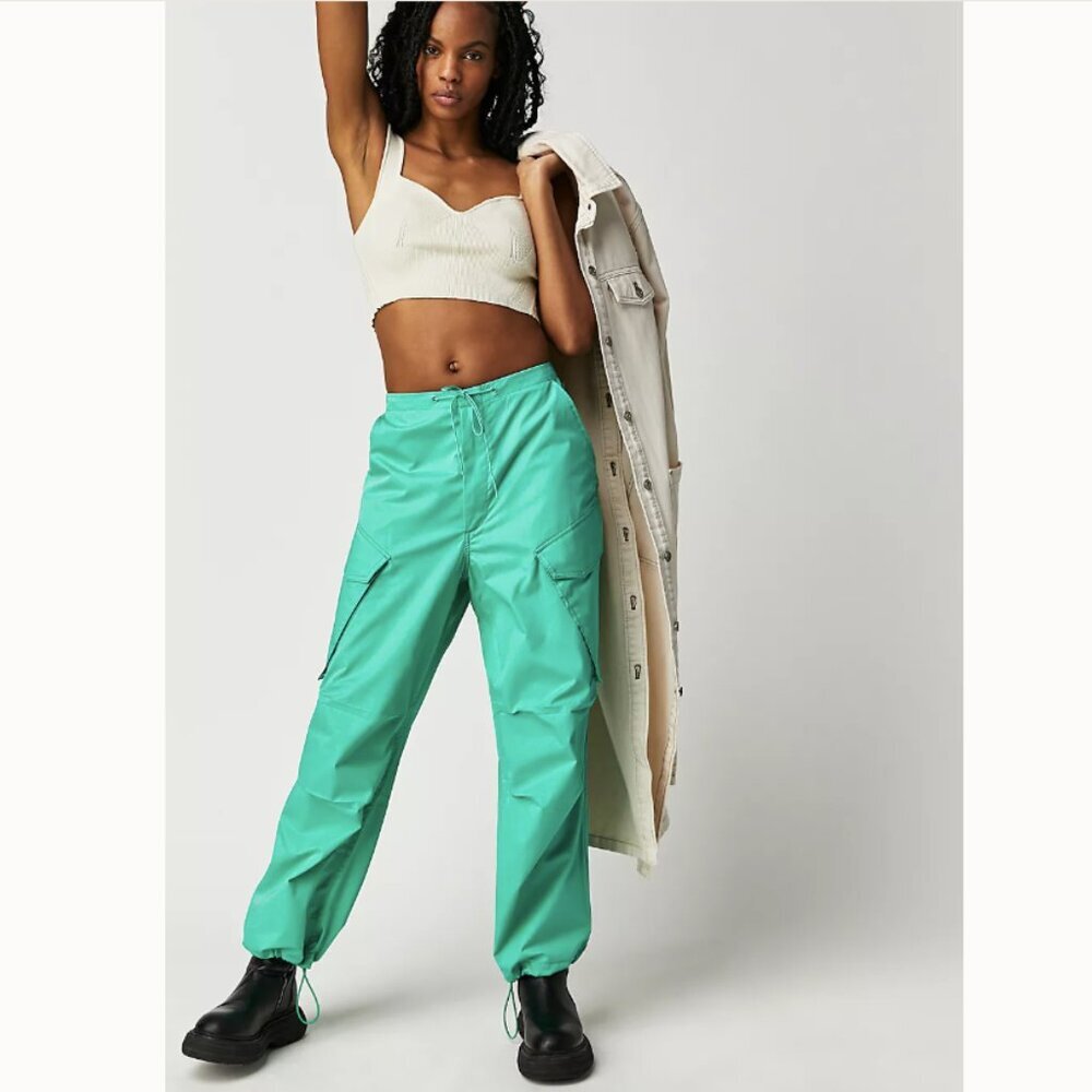 AGOLDE Kelly Green Ginerva Cargo Pants size Small Gorpcore